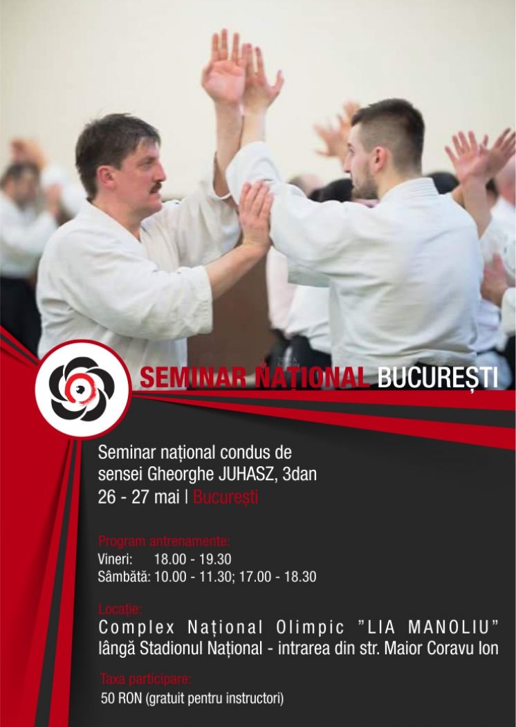 Seminar national, Bucuresti, 26-27 Mai Sensei Gheorghe Juhasz