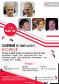 1-3 martie 2019, Bucuresti, seminar de instructori